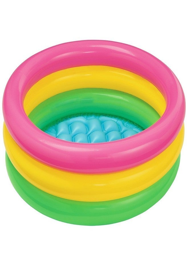 Foroly Bath Tub for Kids, Sunset Glow Water Pool for Kids, Inflatable Pool for Kids (3 ft) - Image 1